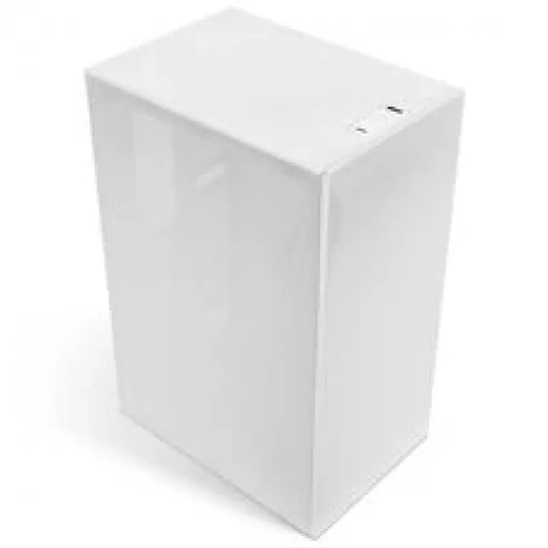 Mini-ATX datora korpuss ssupd Meshroom S V2, balts, sieta paneļi, atbalsta ATX mātesplati un PCIe 5.0