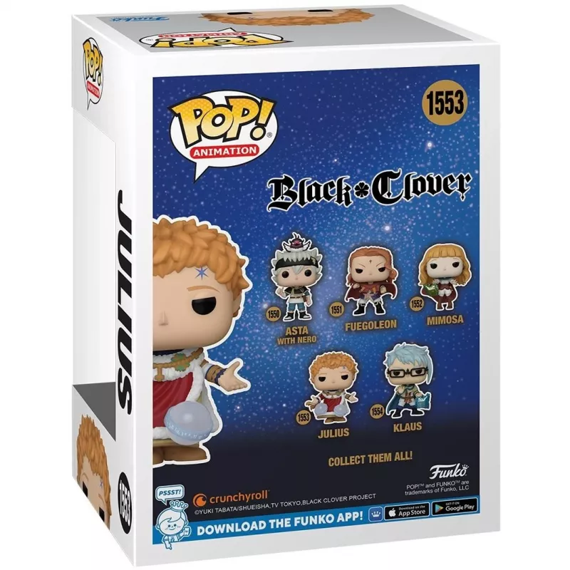Funko Pop figūra Melns Clover Julius (143274)