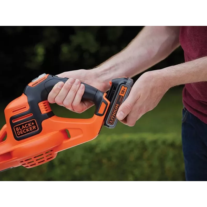 Black & Decker GWC1820PC bezvadu lapu pūtējs 209 km/h Melns, Oranžs 18 V Litijs