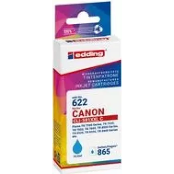 edding printer cartridge EDD-622 zilganzaļa saderīga ar Canon CLI-581XXL C