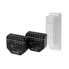 Shelly WiFi Controller Set Shutter BLU RC Button 4 — viedais relejs rullo slēģiem un žalūzijām