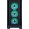 Datora korpuss Silentware Flow 110 A-RGB Melns — vidēja torņa šasija, rūdīta stikla sānu panelis