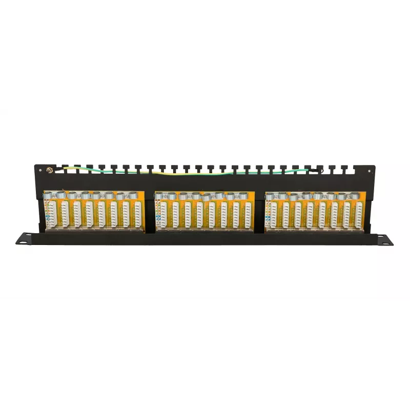 Extralink CAT6 STP V2 | Plāksterpanelis | 24 Porti