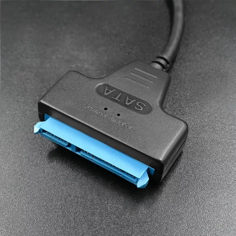 Adapter QOLTEC 51855 — ārējais M.2 NVMe/NGFF uz USB 3.0 adapteris, 10 Gb/s, 2,5 collu/M.2 diskdziņiem, melns