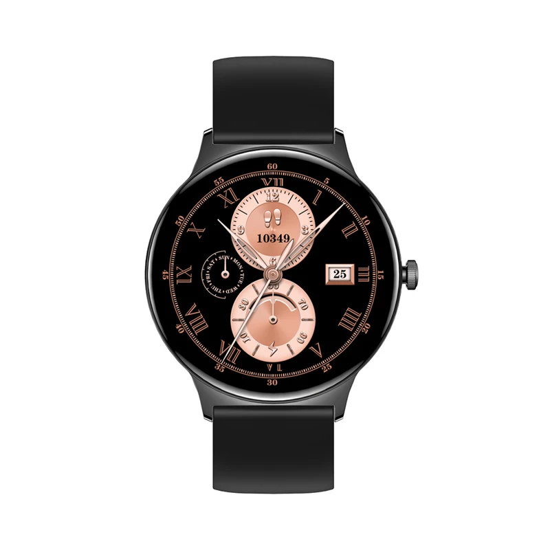 Smartwatch Colmi V89 Melns with Bluetooth and heart rate monitor