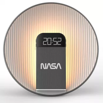 NASA SPC600 Bluetooth skaļrunis / modinātājpulkstenis / bezvadu lādētājs