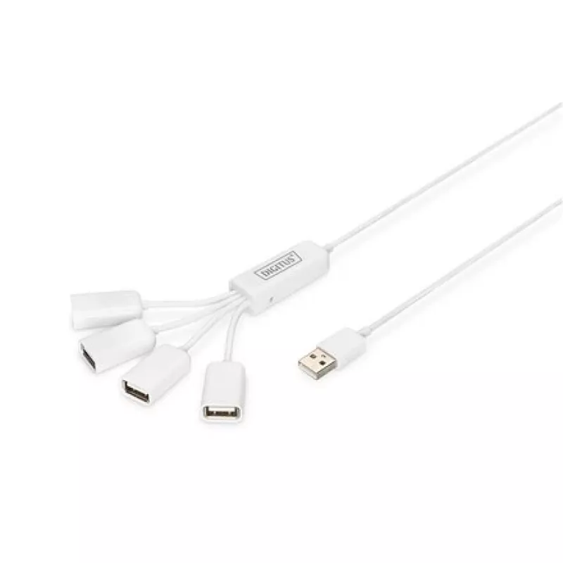 USB centrmezgls Digitus plāns Spider DA-70216