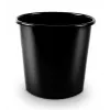 Atkritumu tvertne Forpus, 11 l, melna, plastmasa