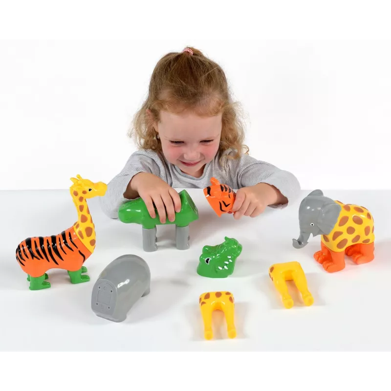 Animal Popular Playthings Magnetic Mix or Match Animals Daudzkrāsains