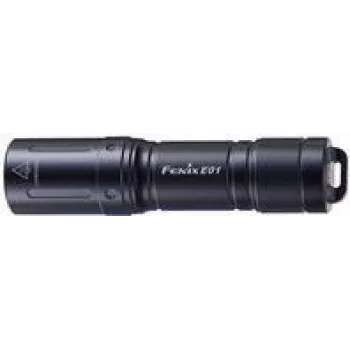 Rokas lukturītis Fenix E01 V2.0 melns LED 100 lm IP68