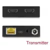 AV raidītāja un uztvērēja komplekts DELOCK 65955 — Cat6/Cat6a HDMI paplašinātājs, līdz 3840×2160, vadu, Micro-USB B barošana