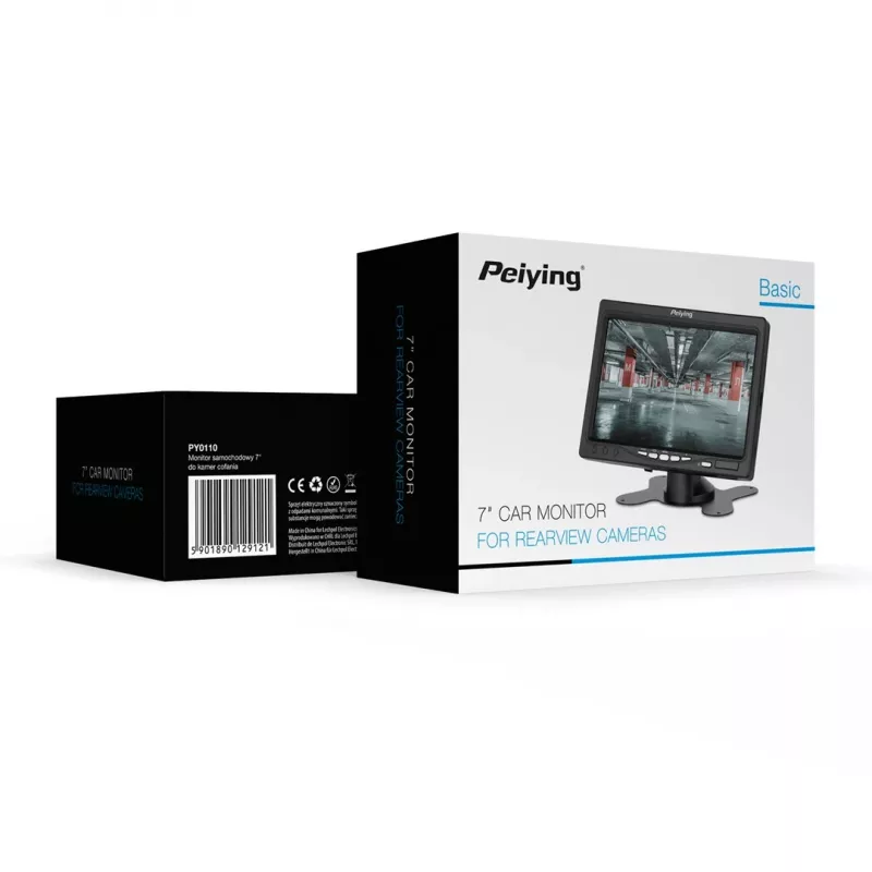 Peiying automašīnas monitors atpakaļskata kamerai 7 inch PY0110