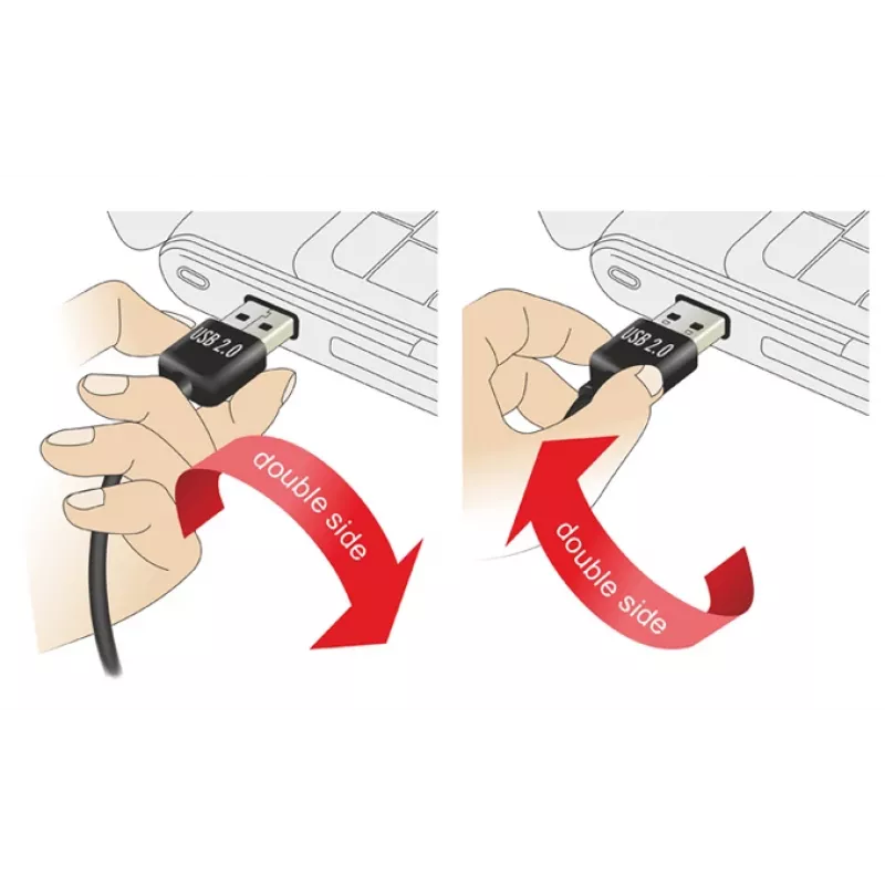 USB kabelis DeLOCK 5m USB 2.0 A - mini USB m/m