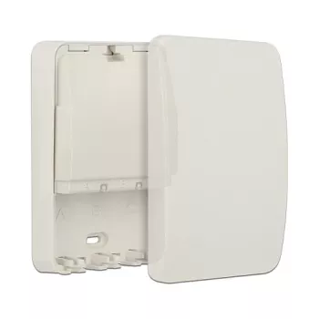 Ārējā kārba DELOCK 86262 pie sienas stiprināma sadales kārba, 82×120×31 mm, balta