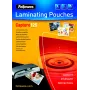Fellowes A6 spīdīgās 125 mikronu laminēšanas plēves — 100 iepakojumā