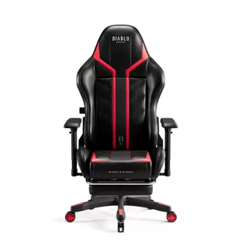 Diablo X-Ray 2.0 Normal Size Gaming chair Melns, Red