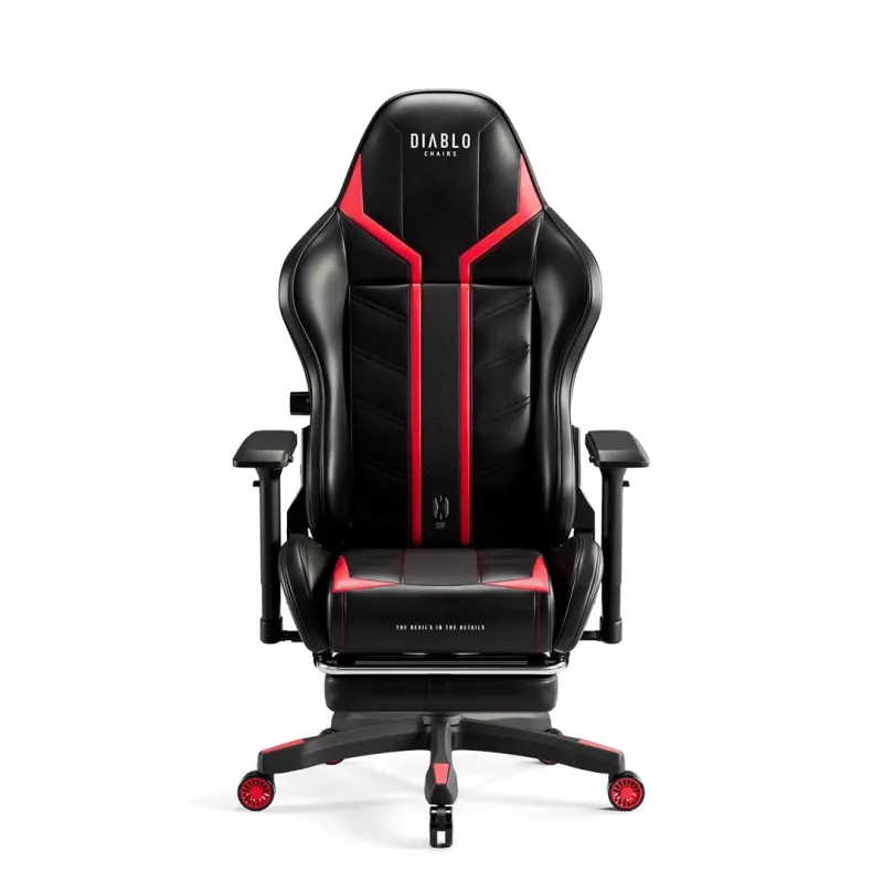 Diablo X-Ray 2.0 Normal Size Gaming chair Melns, Red