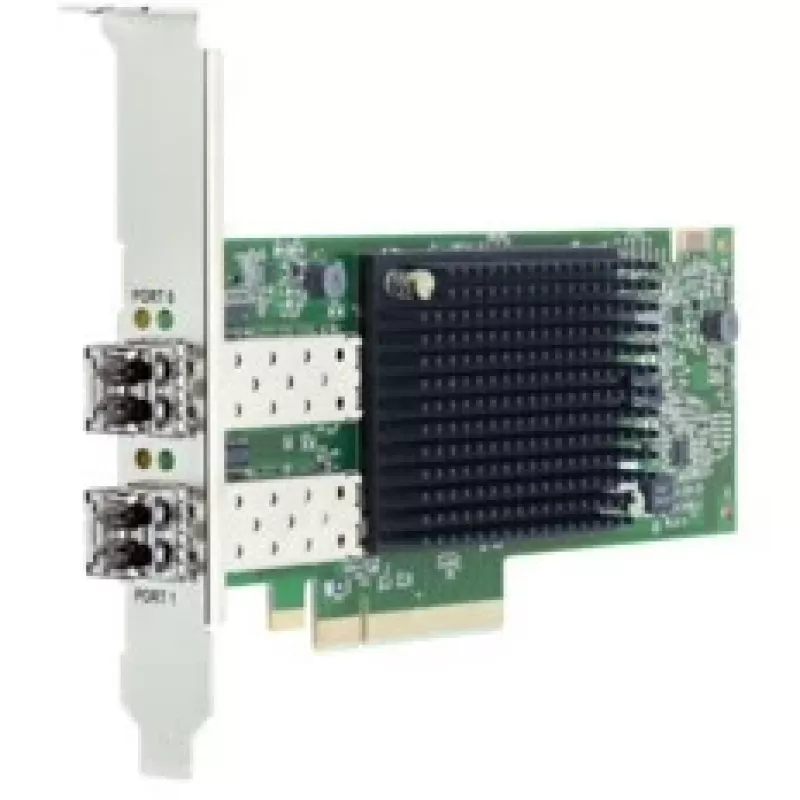 Brocade - Emulex LPE35002-M2 - hostbus adapteris - PCIe 4.0 x8 zema profila - 32 Gb optiskā kanāla 7. paaudze (īsviļņu) x 2