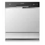 Trauku mazgājamā mašīna Toshiba DW-08T2EE(W)-PL, 8 galda klājumi, F energoefektivitātes klase, 49 dB, 55×59×50 mm