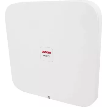 ASCOM DB1 - DECT bāzes stacija (DECT GAP/CAP radio saskarne | Iekšējā antena) - Baltā krāsā (DB1-A3A)
