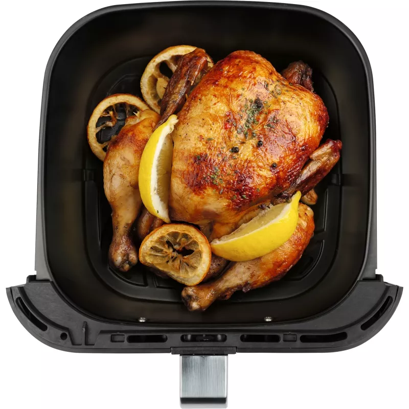 ProfiCook PC-FR 1269 H fritētājs Single 8 L stāvētājs 1800 W karstā gaisa fritētājs Melns, nerūsējošais tērauds