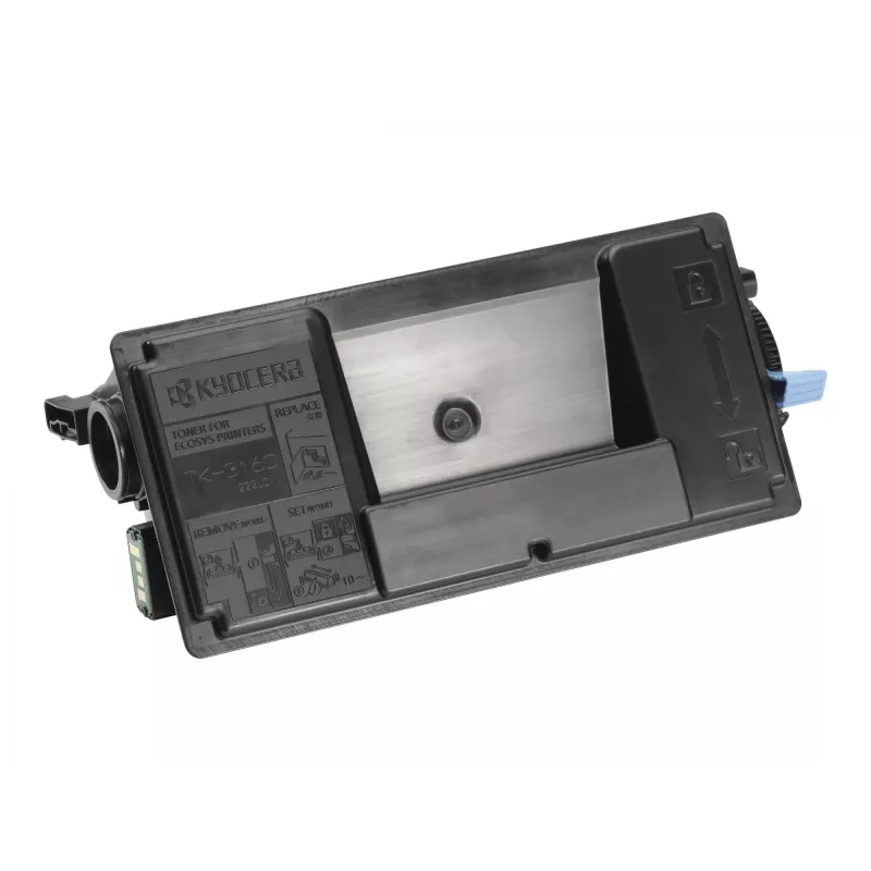 KYOCERA TK-3160 tonera kasetne 1 gab. oriģināla melna
