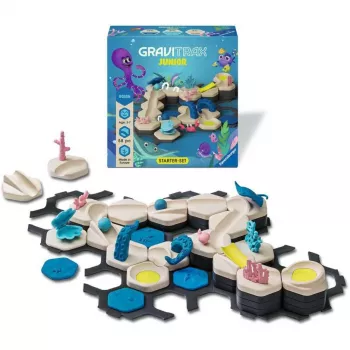 Bumbiņtrases konstruēšanas komplekts Ravensburger GraviTrax Junior Starter Set S Desert track, modelis 24585