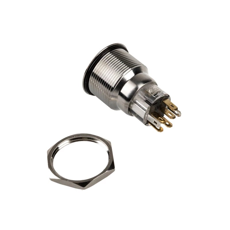 DimasTech Vandalismustaster 22mm Silverline Dot RGB PD215 spiedpoga, 22 mm