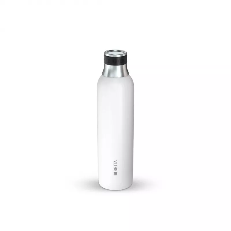 Karbonizēšanas pudele BRITA 1046738 sodas automātiem, nerūsējošais tērauds, 650 ml, 77 mm Ø, 278 mm augstums