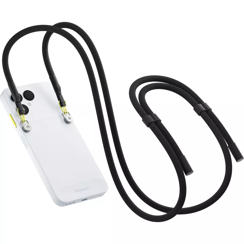 Carry Strap Horizon Melns Loop Melns for Fairphone 6 Muguriņa. Apdare: melna. Oriģināls FAIRPHONE produkts — MPN: F6LANY-1ZW-WW1 · EAN: