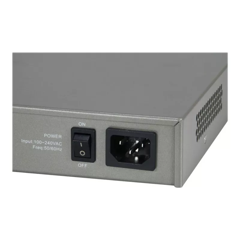 LevelOne GTL-2091 Pārvaldāms L3 Gigabitu Ethernet (10/100/1000) Pelēks