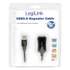 LogiLink USB 2.0 pagarinātājkabelis - 5,0 m USB kabelis 5 m USB A