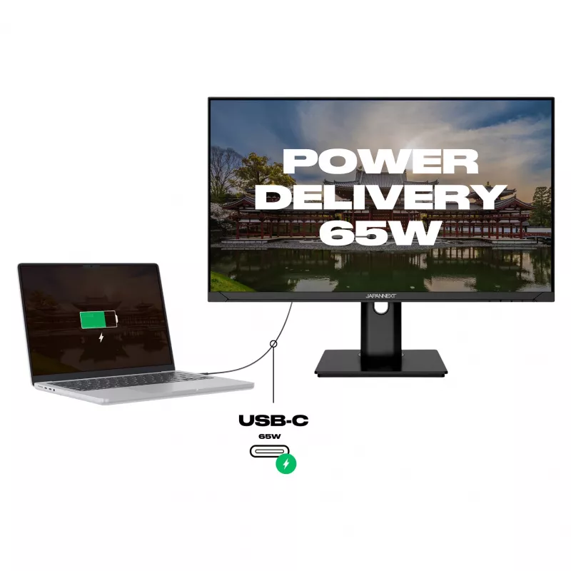 Japannext JN-IPS238FHDR-C65W-HSP Displejs
