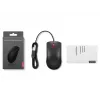 Vadu USB-A pele Lenovo 120 — melna, piemērota abām rokām, 1600 DPI, 3 pogas, 1,5 m kabelis