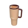 Termokrūze ar teleskopisko salmiņu Kambukka Rio Tumbler 950ml Almond Dream