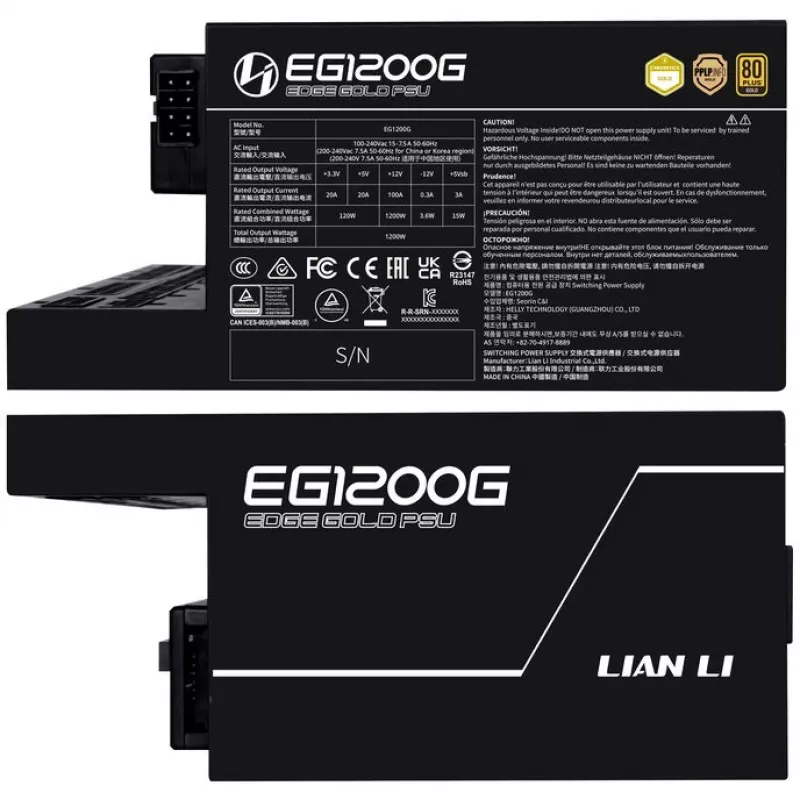 Barošanas bloks Lian Li EG1200G 1200 W