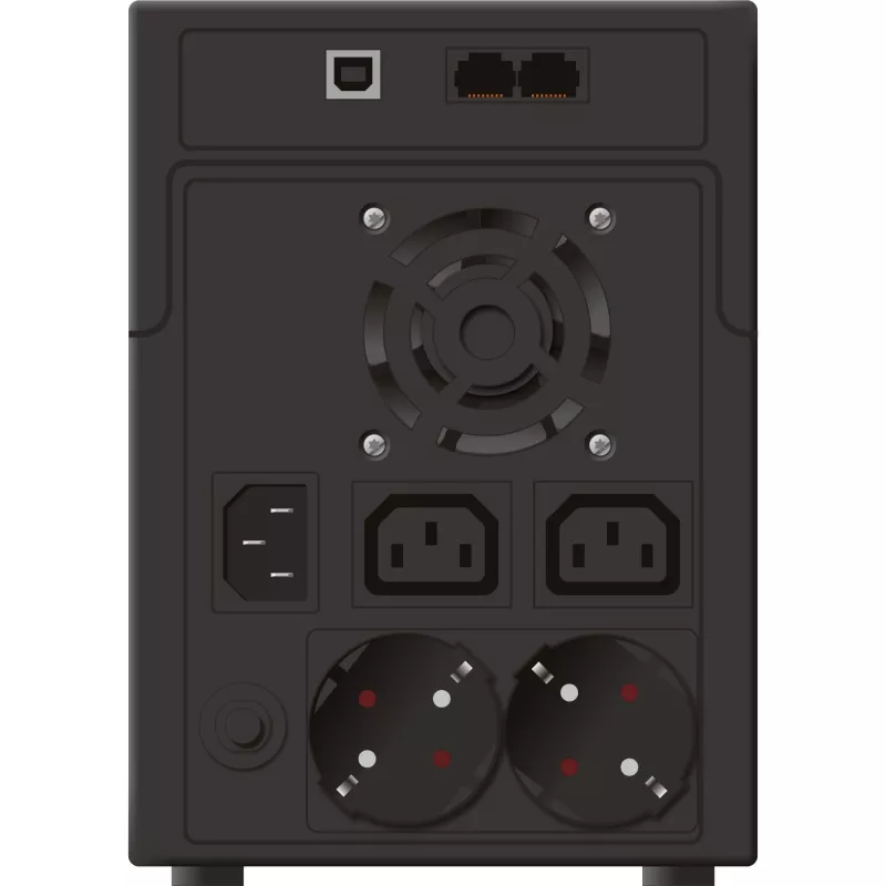 PowerWalker VI 2200 SHL Schuko nepārtrauktās barošanas avots (UPS) Line-Interactive 2,2 kVA 1200 W 4 maiņstrāvas izejas