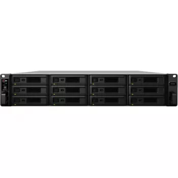 Synology SA3200D NAS serveris, 12 nodalījumi, statīvā montējams, RAID 0/1/5/6/10/JBOD/RAID F1, 16 GB RAM, GbE/10GbE, iSCSI, 2U (SA3200D)