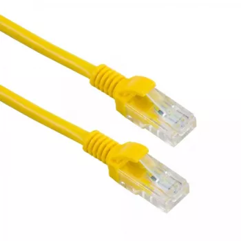 Tīkla kabelis SBOX kabelis UTP CAT5e RJ-45 1 m dzeltens