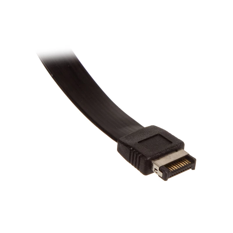 USB kabelis Akasa AK-CBUB37-50BK 0.5m USB 3.2 Gen 2 melns