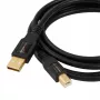 USB A uz B kabelis Captiva 80293, 3 m, melns
