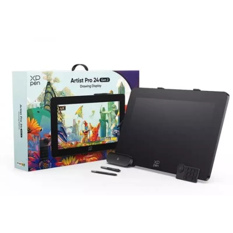 Zīmēšanas displejs XP-Pen Artist Pro 24 (Gen 2) 23.8 collas 3840×2160 165Hz 526×296 mm aktīvais laukums