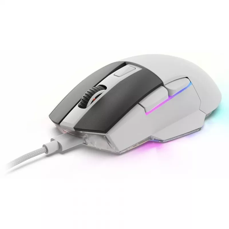 Sharkoon SGM50W pele Gaming paredzēta labajai rokai RF bezvadu + USB Type-A optiskā 6400 DPI