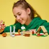 Konstrukciju rotaļlieta LEGO Captain Toad's Camp komplekts 72040 ar interaktīvām Super Mario funkcijām