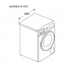 Bosch WNA13401PL veļas mazgājamā žāvējamā mašīna 8 kg / 5 kg 1400 apgr./min balta