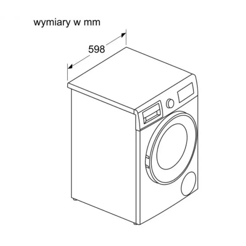 Bosch WNA13401PL veļas mazgājamā žāvējamā mašīna 8 kg / 5 kg 1400 apgr./min balta