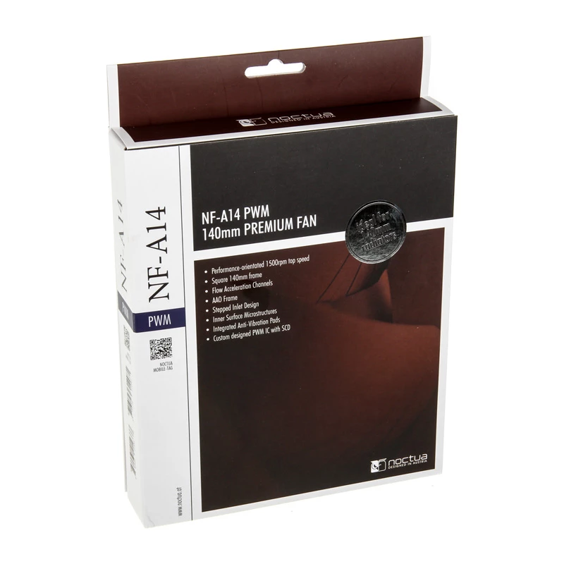 Noctua NF-A14 PWM 140mm korpusa ventilators