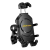 Pasīvais turētājs UleFone Armor Mount Pro mobilajiem tālruņiem — kronšteina stiprinājums, velosipēdam un skrejritenim, melns