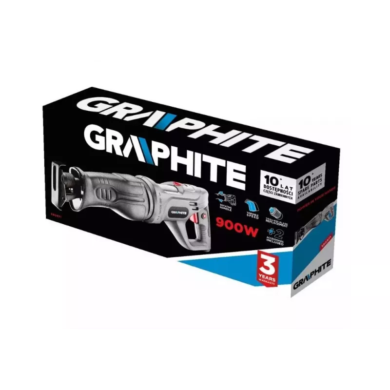 Figūrzāģis 900W Graphite 20mm gājiens, gājienu skaits 0-2600 min
