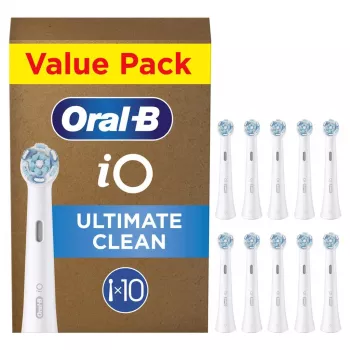 Oral-B iO Ultimate Clean rezerves birstīšu galviņas, balta, 10 gab.